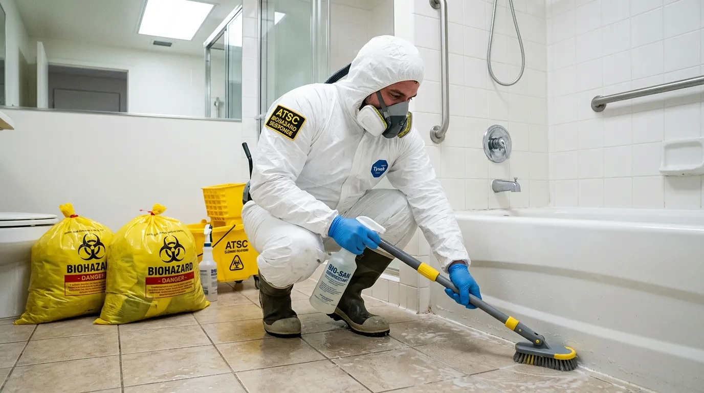 Decontamination equipment deployed for Blood Cleanup in Silver Spring